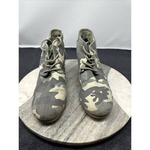 Route 66 Women's Green Camo Emerson Ankle Boots Size 8